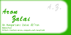 aron zalai business card